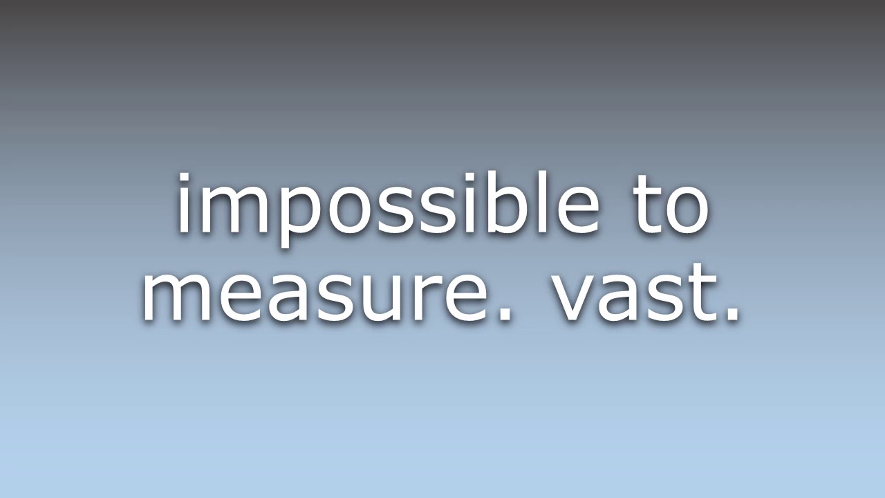 what does immeasurable mean